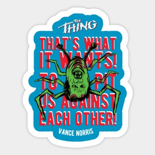 The Thing - Norris Sticker